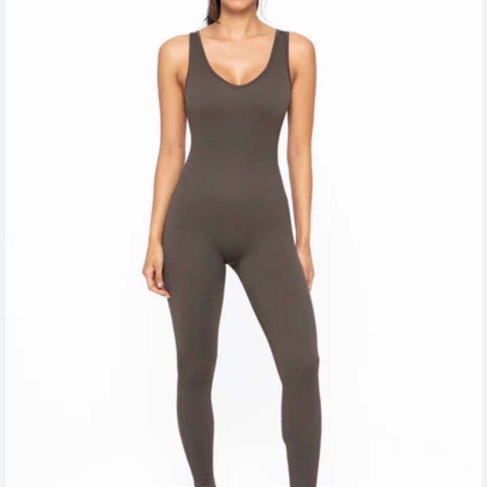 Elegant Charcoal Jumpsuit